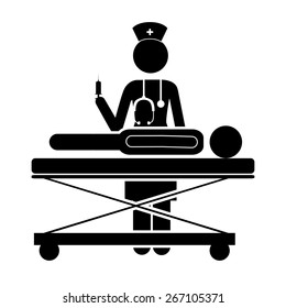 Occupations  design over white background, vector illustration