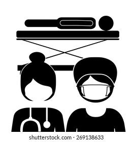 Occupations design over white background, vector illustration