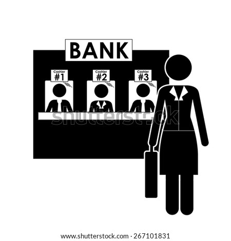 Occupations  design over white background, vector illustration