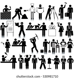 Occupations Icon Set