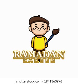 Occupations with Ramadan Kareem greeting