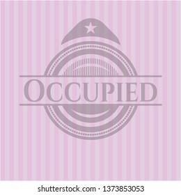 Occupied pink emblem