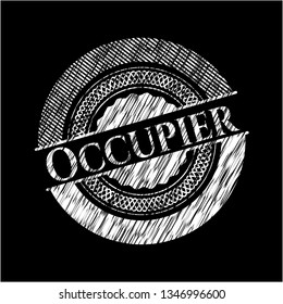 Occupier chalkboard emblem