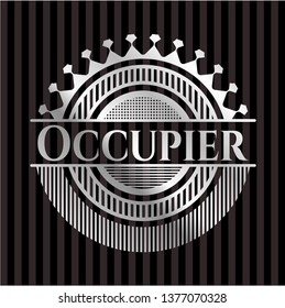 Occupier silver shiny badge