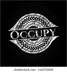 Occupy chalk emblem