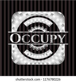 Occupy silver emblem