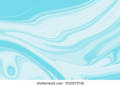 Ocean abstract- ART. Luxury marble. The style incorporates a marble swirl. Very beautiful light blue paint. vector illustration