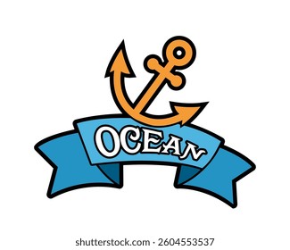 Ocean Anchor. Nautical Adventure Design