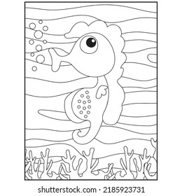 Ocean Animals Coloring Pages For Kids