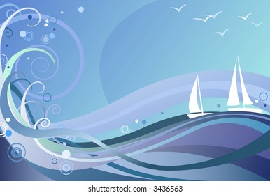 Ocean Background, also available in high-res jpg