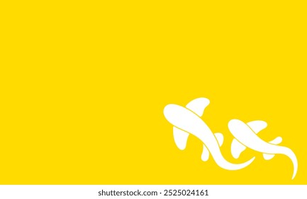 Fondo del océano, Ilustración vectorial superior de la vista Aéreas. Patrón de superficie de ondas de agua con tiburones. espacio de copia en el centro. Diseño de viaje de verano de mar.
