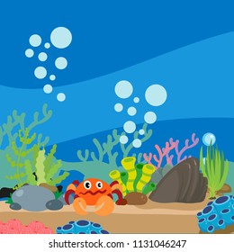 ocean background vector design