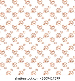 Ocean Blues Seamless Vector Pattern Design