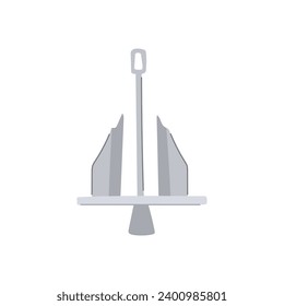 ocean boat anchor cartoon. marine navy, travel symbol, nautical vessel ocean boat anchor sign. isolated symbol vector illustration