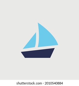 ocean boat vector icon travel