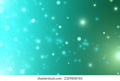 Ocean bokeh soft light abstract backgrounds, Vector eps 10 illustration bokeh particles, Backgrounds decoration