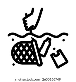 Ocean Cleanup Icon Element For Design