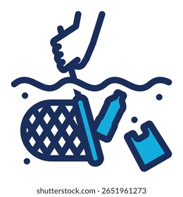Ocean Cleanup Icon Element For Design