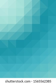Ocean Color Abstract trianglify Generative Art background illustration