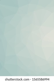 Ocean Color Abstract trianglify Generative Art background illustration