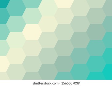 Ocean Color Abstract trianglify Generative Art background illustration