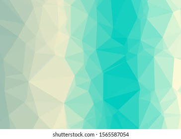 Ocean Color Abstract trianglify Generative Art background illustration
