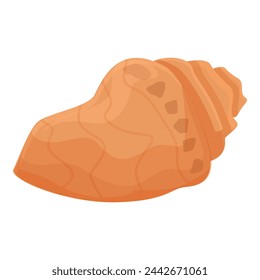 Ocean conch icon cartoon vector. Sea shell. Nature exotic element