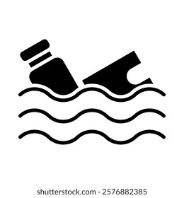 Ocean Conservation Icon Element For Design