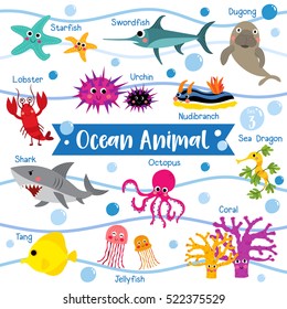 97 Sea Creatures Name Stock Vectors, Images & Vector Art | Shutterstock
