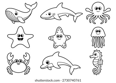 Meerestiere-Kollektion Walhai