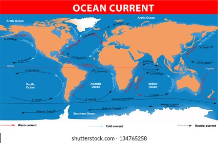 Ocean Currents Map Images Stock Photos Vectors Shutterstock