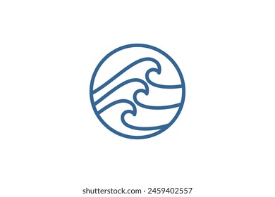 Ocean Design mit Wasser Logo