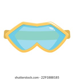 Ocean dive icon cartoon vector. Snorkel mask. Swim water