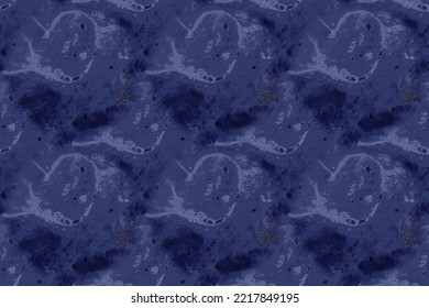 Ocean Elegant Granite. Navy Gradient Background. White Water Color Background. Navy Rock Floor. Blue Marble Sea Texture. Alcohol Ink Marble Ocean. Blue Tile Marble Watercolor. Vector Seamless Sea Foam