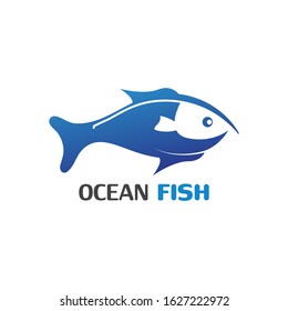 Ocean Fish Logo Template Creative Vector Stock Vector (Royalty Free ...