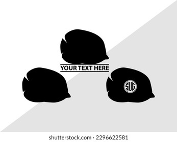 Silhouette de iluminación de vectores de monograma de peces oceánicos