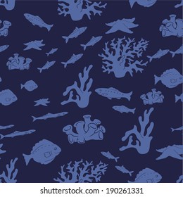 ocean, fish, sea theme