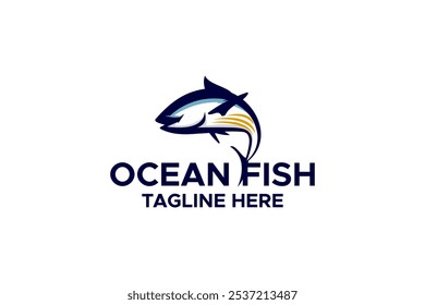 Ocean Fish Wildlife Black Colored Illustration