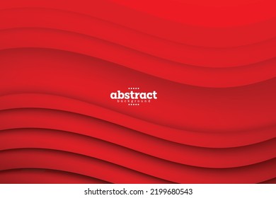 la flowline oceánica en el fondo de un tema sobrenatural rojo degradado se puede usar para publicidad banner sitio web folleto plantilla paquete de etiqueta de bebida diseño de vectores.