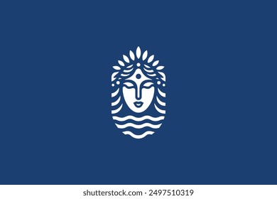 Ocean goddess logo for sale