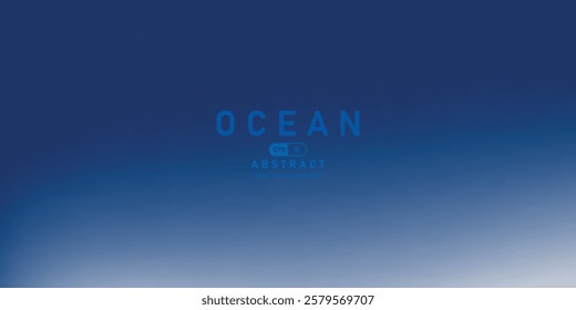 An Ocean gradient background with smooth blue tones transitioning from dark to light, creating serene and calming effect