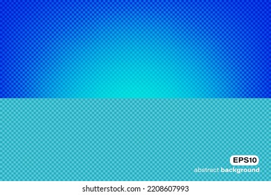 Ocean In Halftone Blue Marine Biology Science Theme For Advertisement Brochure Template Banner Website Cover Product Package Design Presentation Vector Eps.