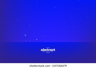 Ocean Horizon With Star Constelletion Astrology Marine Biology Science Theme Backgroud  Can Be Use For Advertisement Banner Website Brochure Template Package Design Vector Eps.