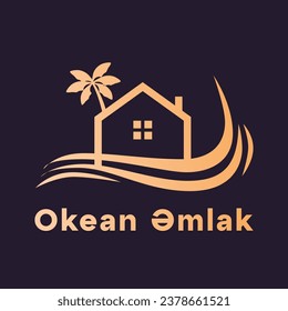 Ocean House Palm Logo Real Estate 
palma realestate home logp lopg lopgo logo golo windows logo sea water wave ocean house hawaii sale realestatelogo estatelogo homelogo houselogo shutterstockşcom