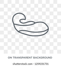 Ocean icon. Ocean design concept from Summer collection. Simple element vector illustration on transparent background.