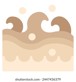 Ocean Icon Illustration, for web, app, infographic, etc