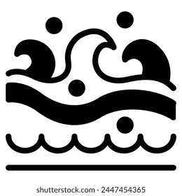 Ocean Icon Illustration, for web, app, infographic, etc