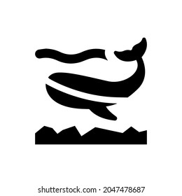 Ocean icon on white background