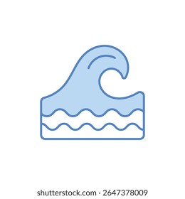 Ocean Icon vector stock illustration