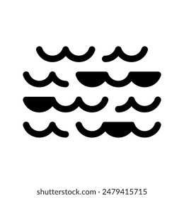 Ocean Icon Vector Symbol Design Illustration